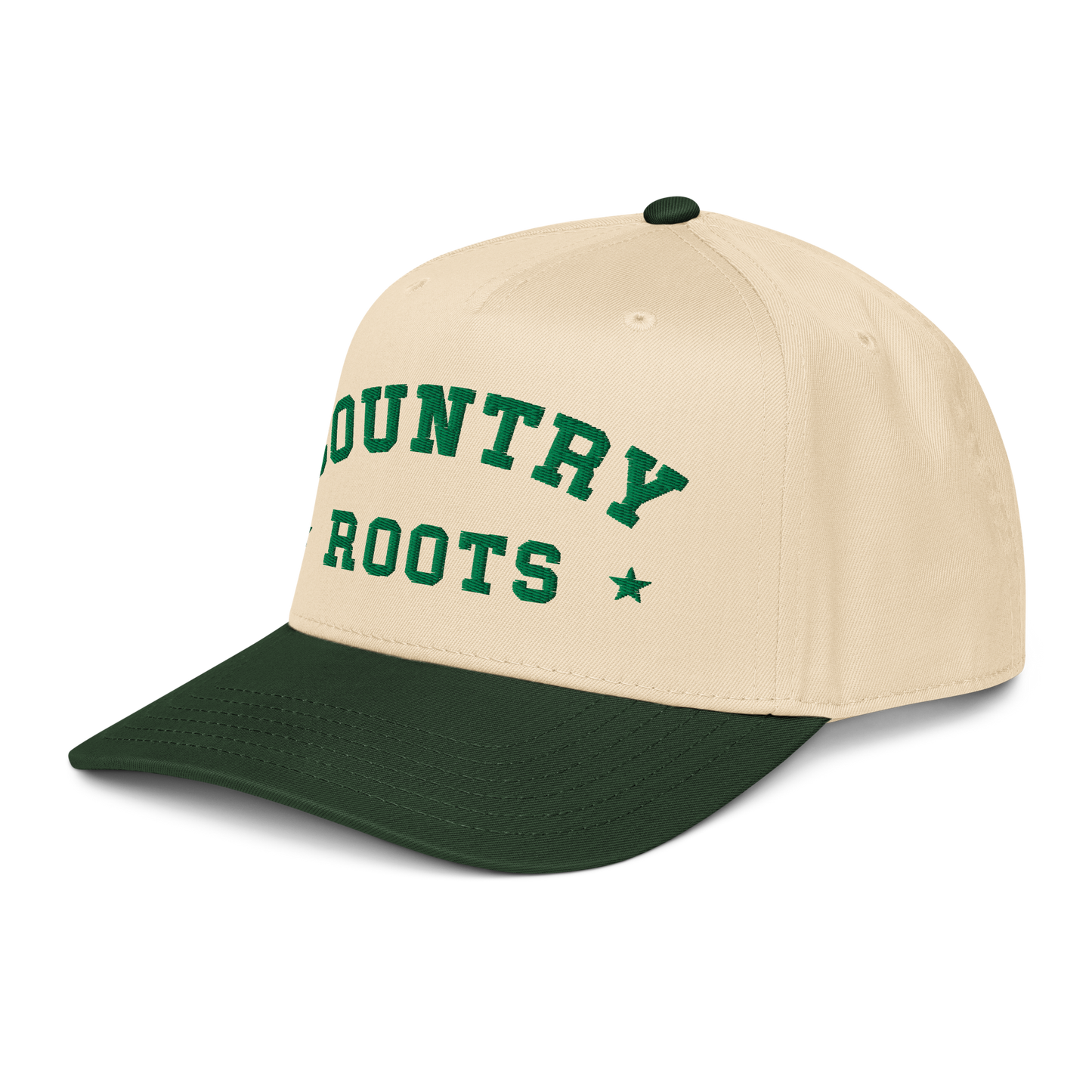 COUNTRY ROOTS TRUCKER 5 PANNEL HAT