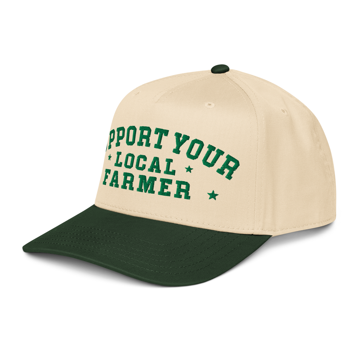 SUPPORT YOUR LOCAL FARMER TRUCKER 5 PANNEL HAT