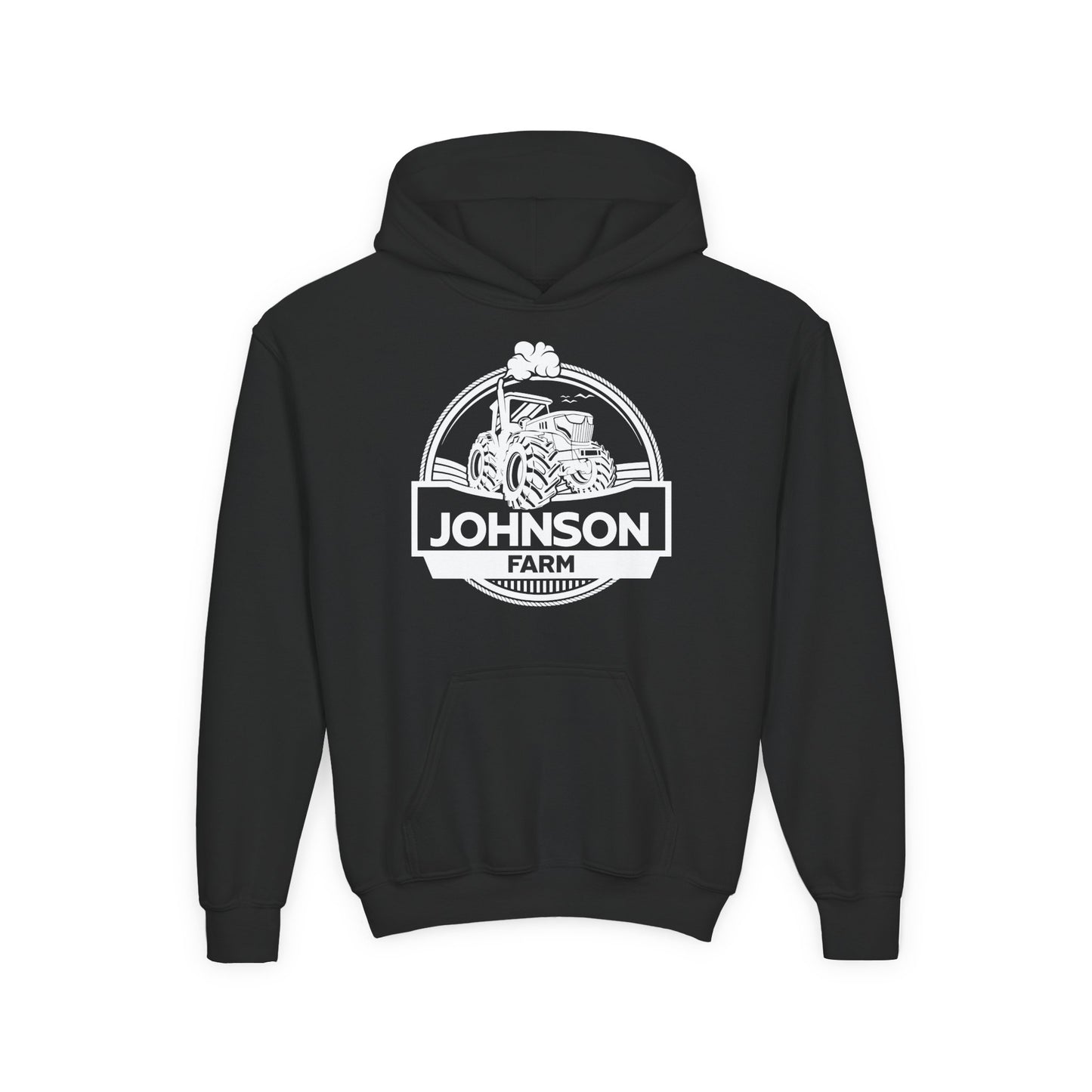 CUSTOM FARM TRACTOR YOUTH HOODIE F2
