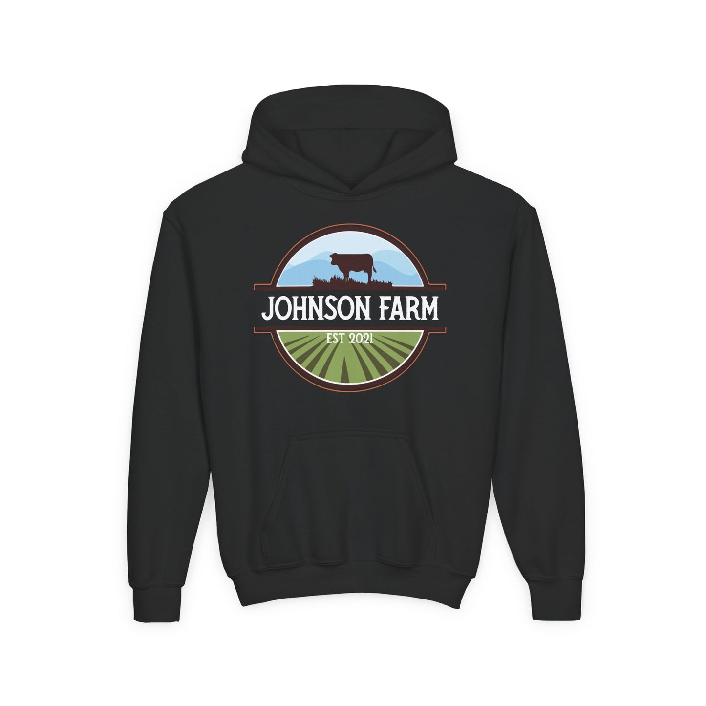 CATTLE FARM CUSTOM YOUTH HOODIE C4