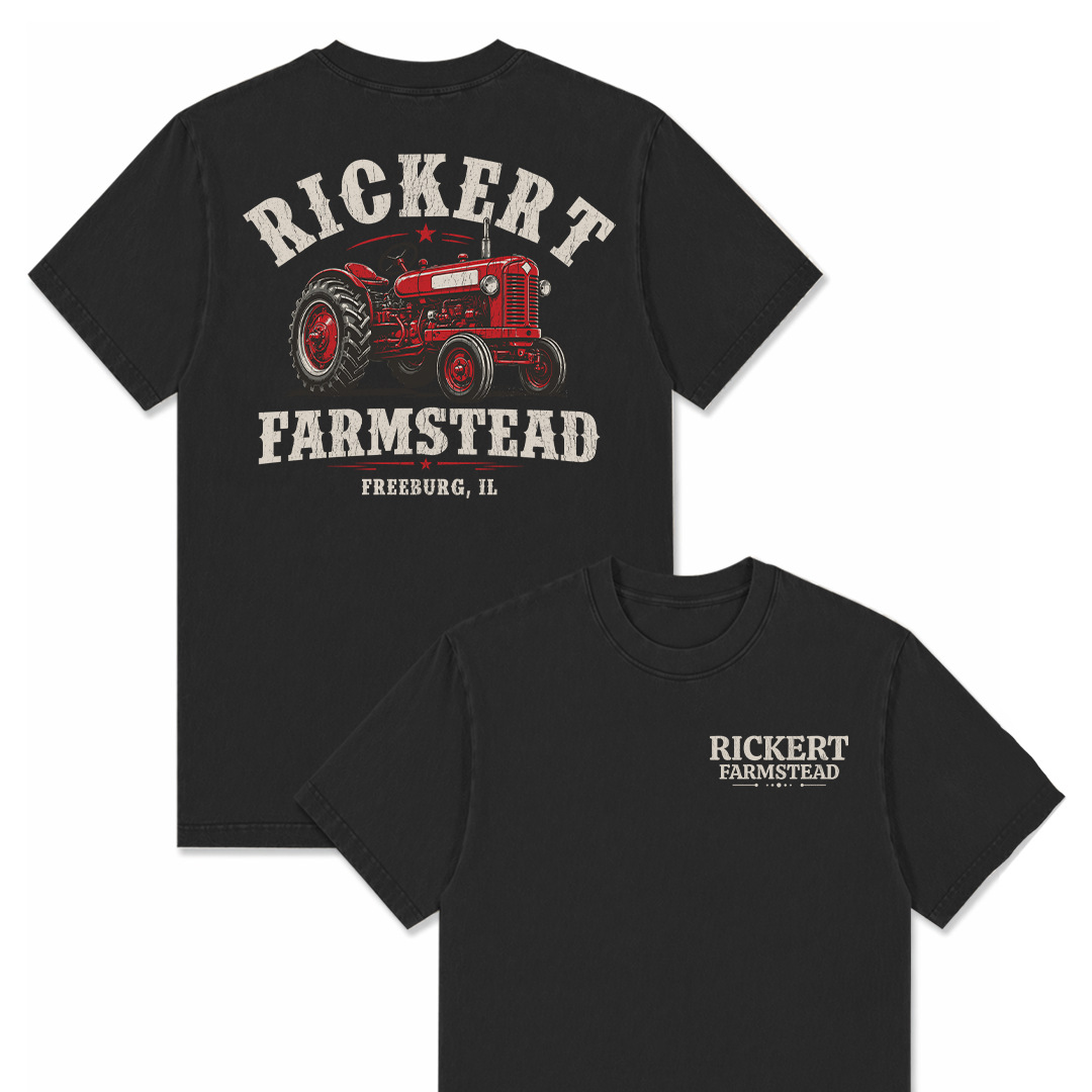 CUSTOM FARM TRACTOR SHIRT BACK PRINT F5
