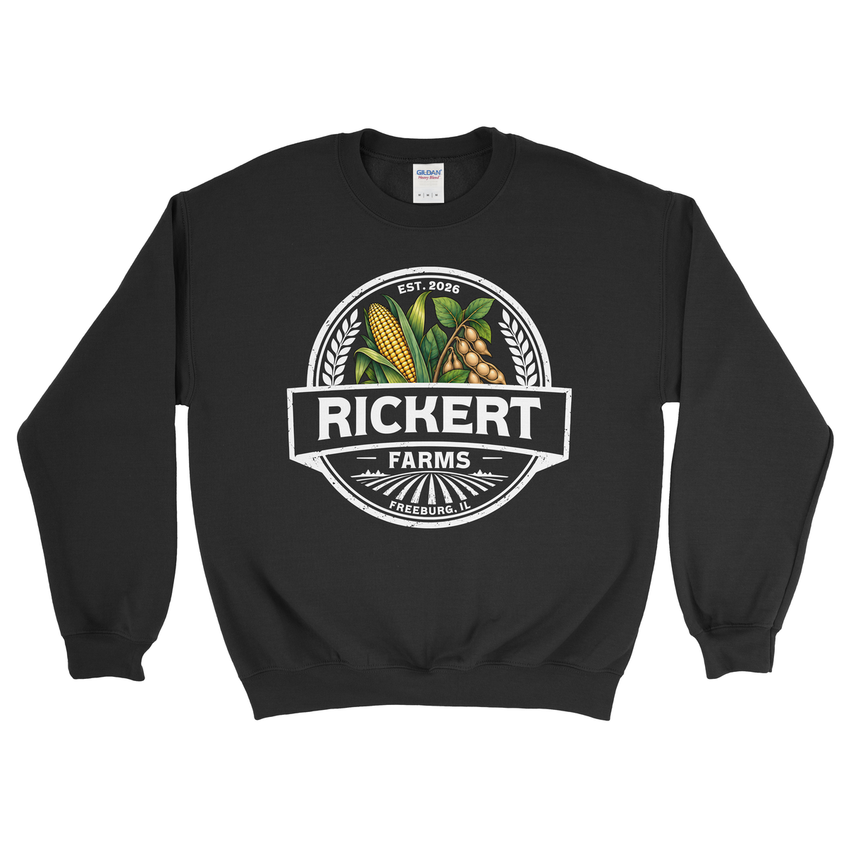 CORN SOYBEAN FARM CUSTOM SWEATSHIRT Y2