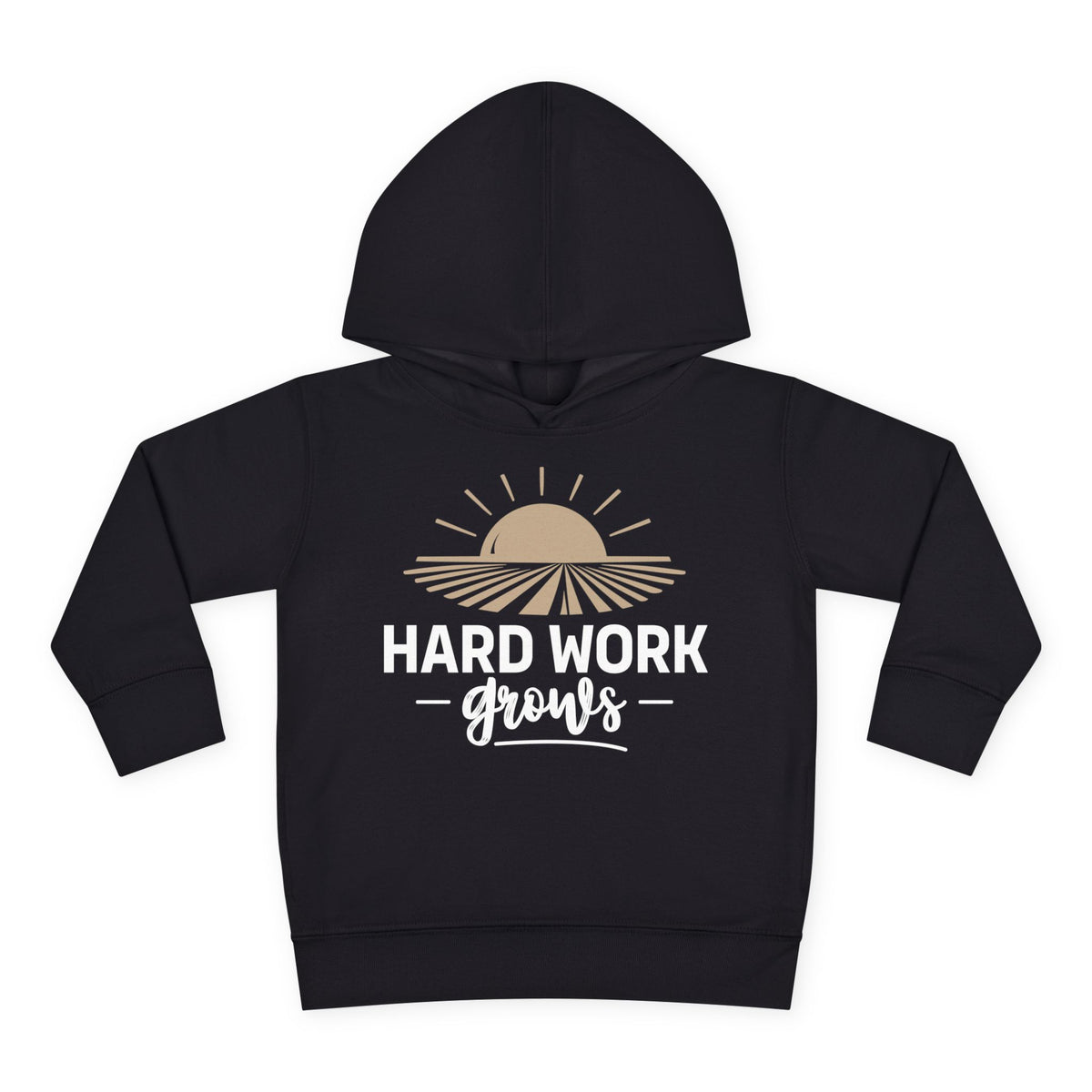 HARD WORK GROWS TODDLER HOODIE