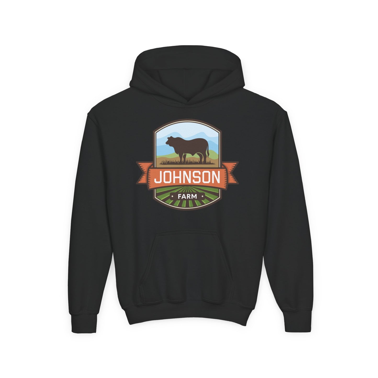 CATTLE FARM CUSTOM YOUTH HOODIE C1