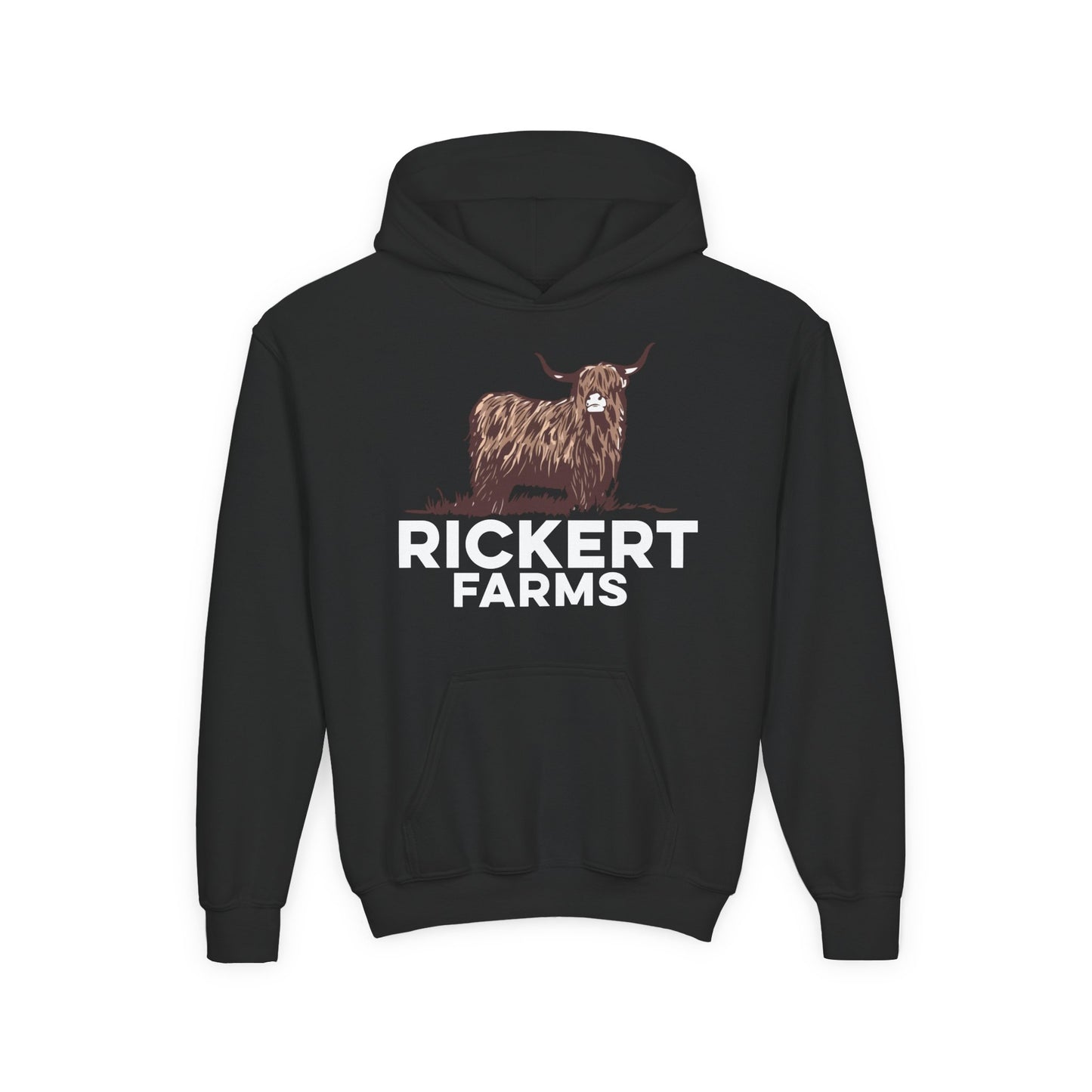 HIGHLAND CATTLE FARM CUSTOM YOUTH HOODIE L1