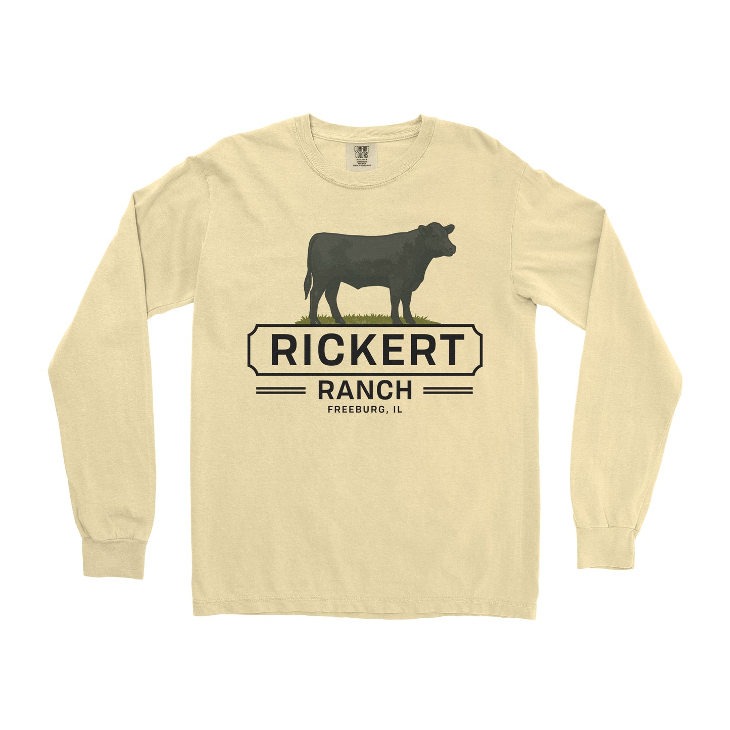 ANGUS CATTLE FARM CUSTOM LONG SLEEVE SHIRT A4