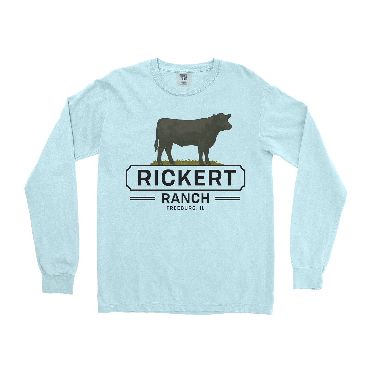 ANGUS CATTLE FARM CUSTOM LONG SLEEVE SHIRT A4