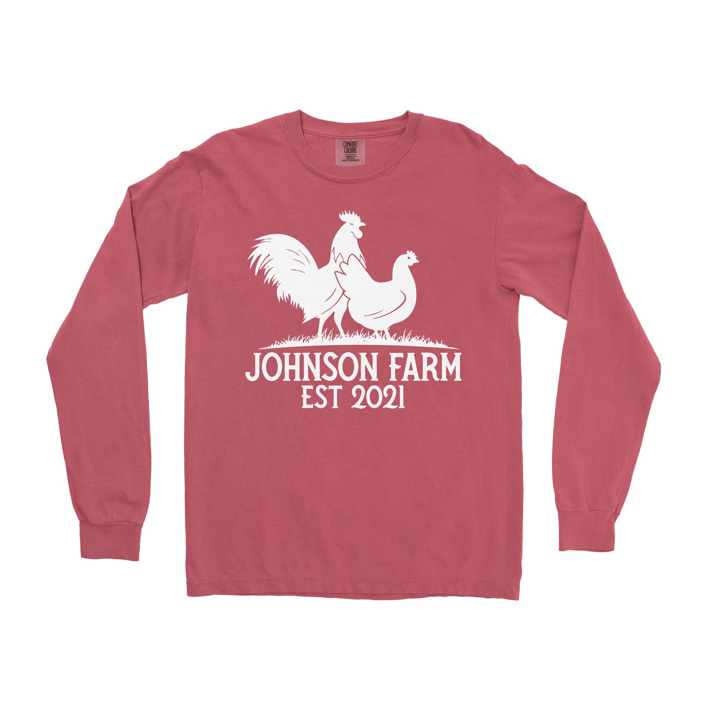 POULTRY FARM CUSTOM LONG SLEEVE SHIRT P6