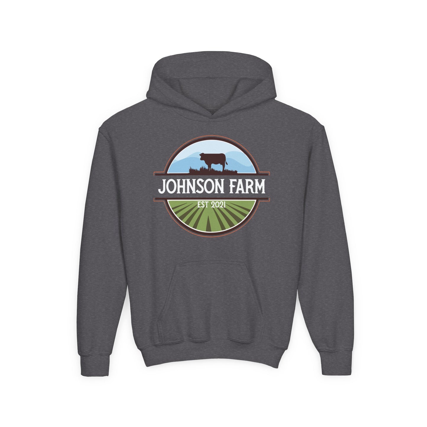 CATTLE FARM CUSTOM YOUTH HOODIE C4