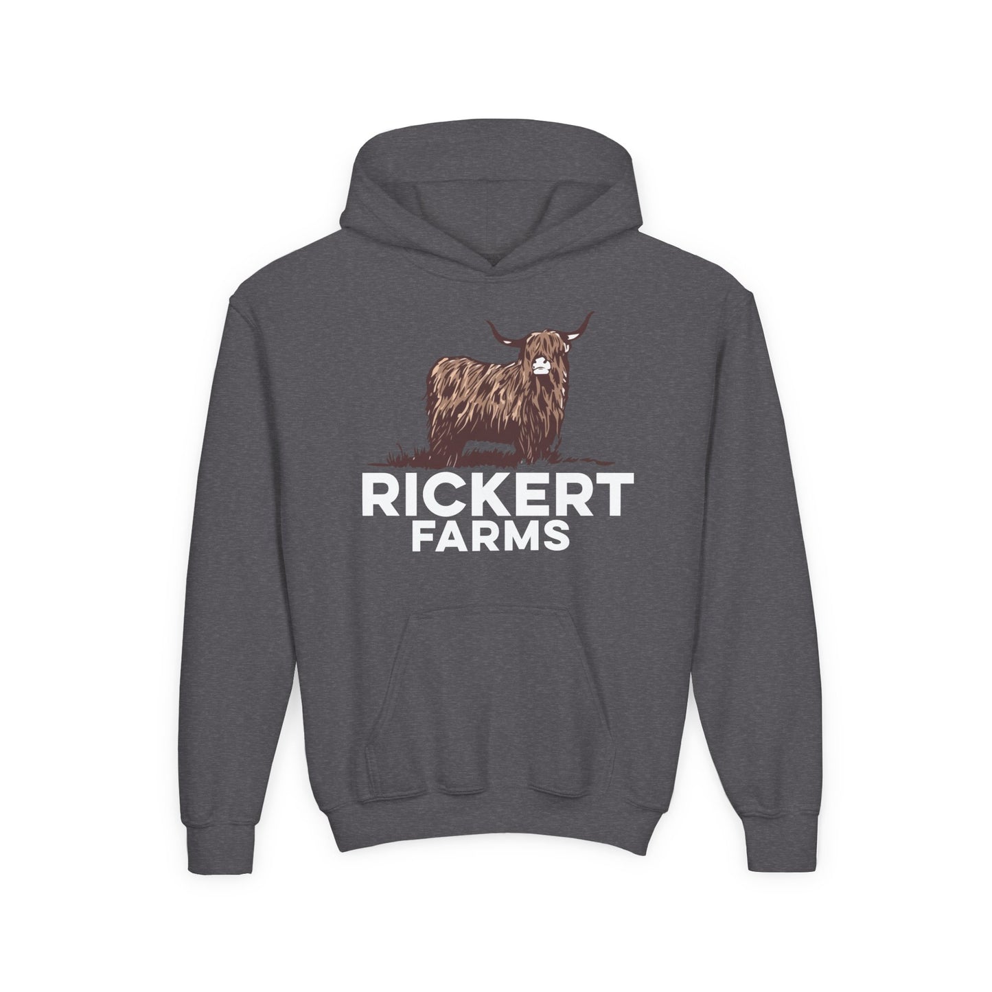 HIGHLAND CATTLE FARM CUSTOM YOUTH HOODIE L1