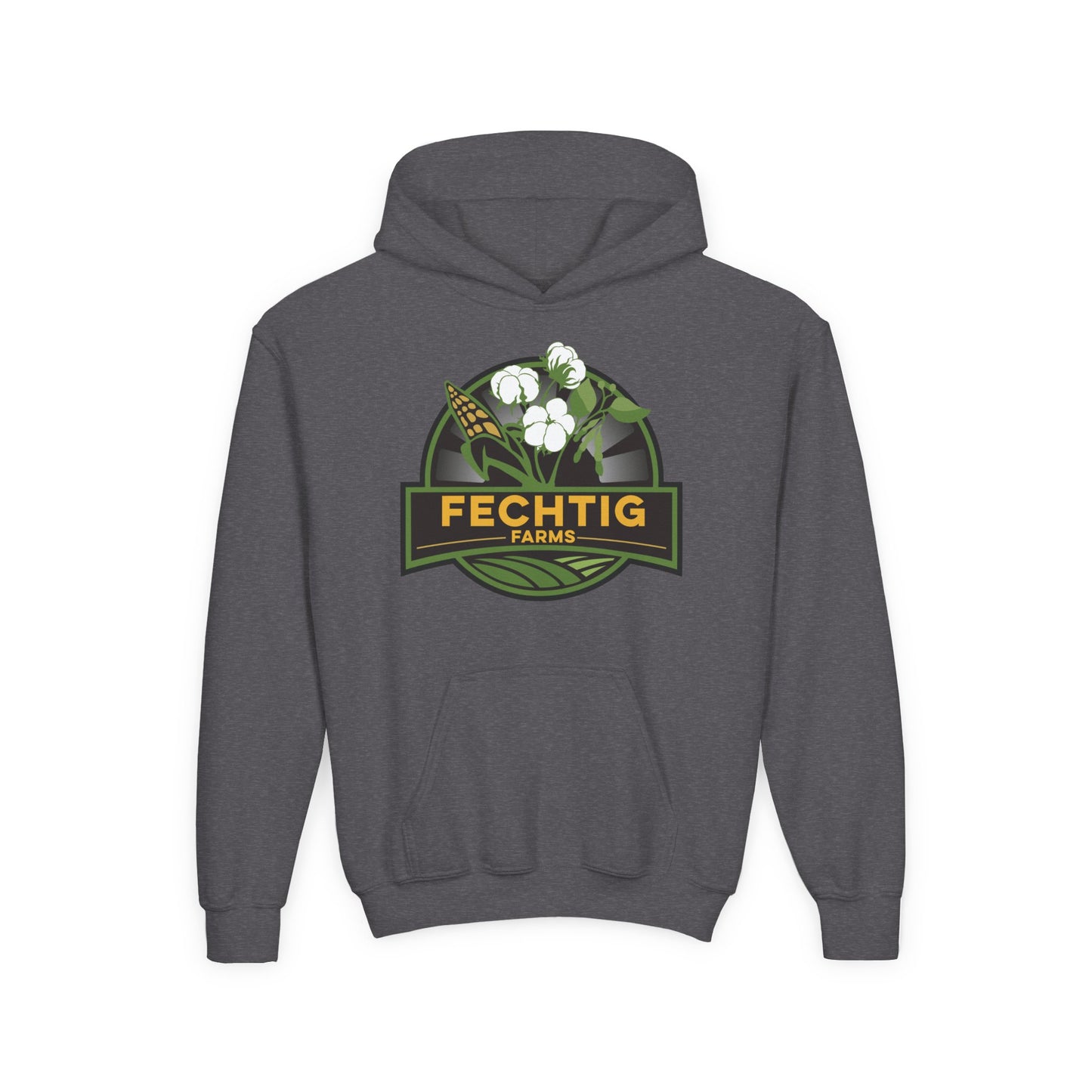 CORN COTTON SOYBEANS FARM CUSTOM YOUTH HOODIE J1