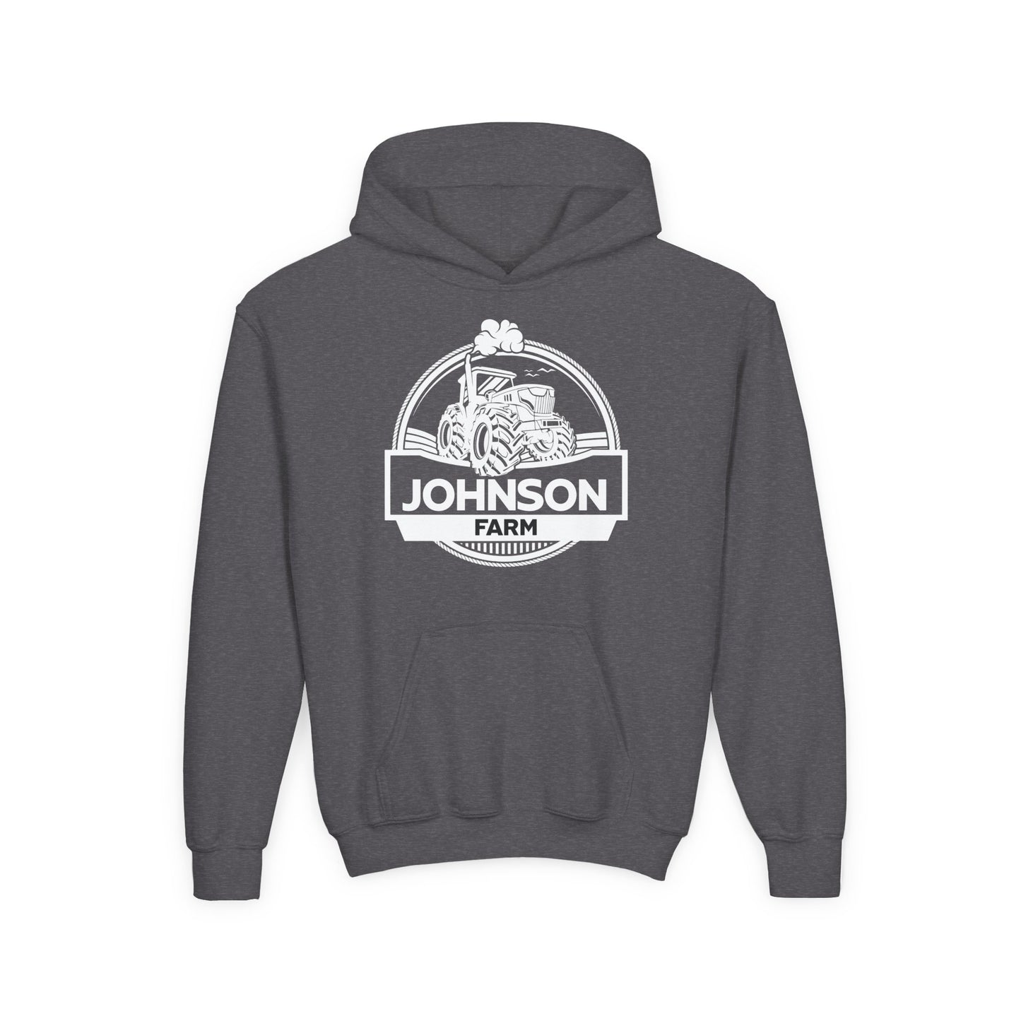 CUSTOM FARM TRACTOR YOUTH HOODIE F2