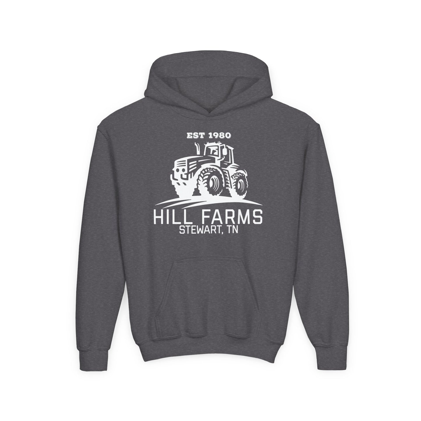 CUSTOM FARM TRACTOR YOUTH HOODIE F1
