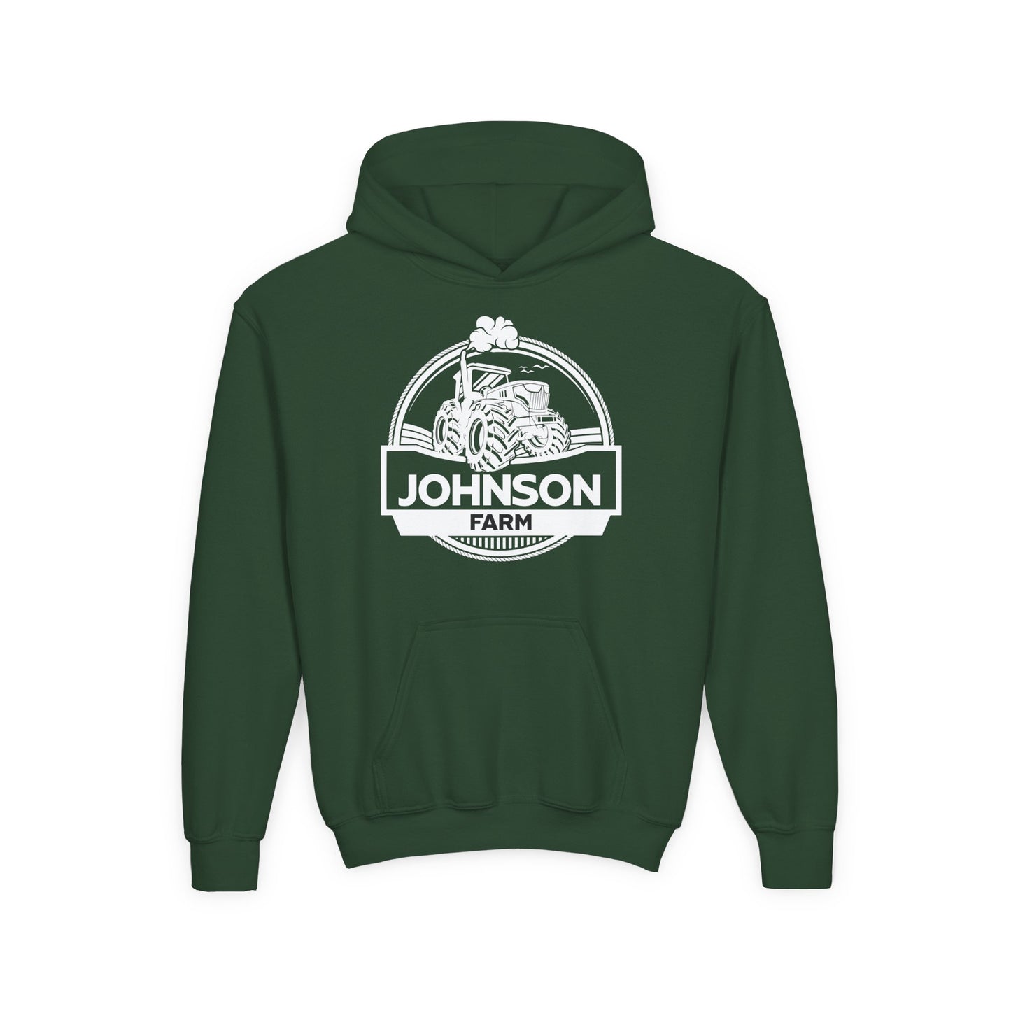 CUSTOM FARM TRACTOR YOUTH HOODIE F2