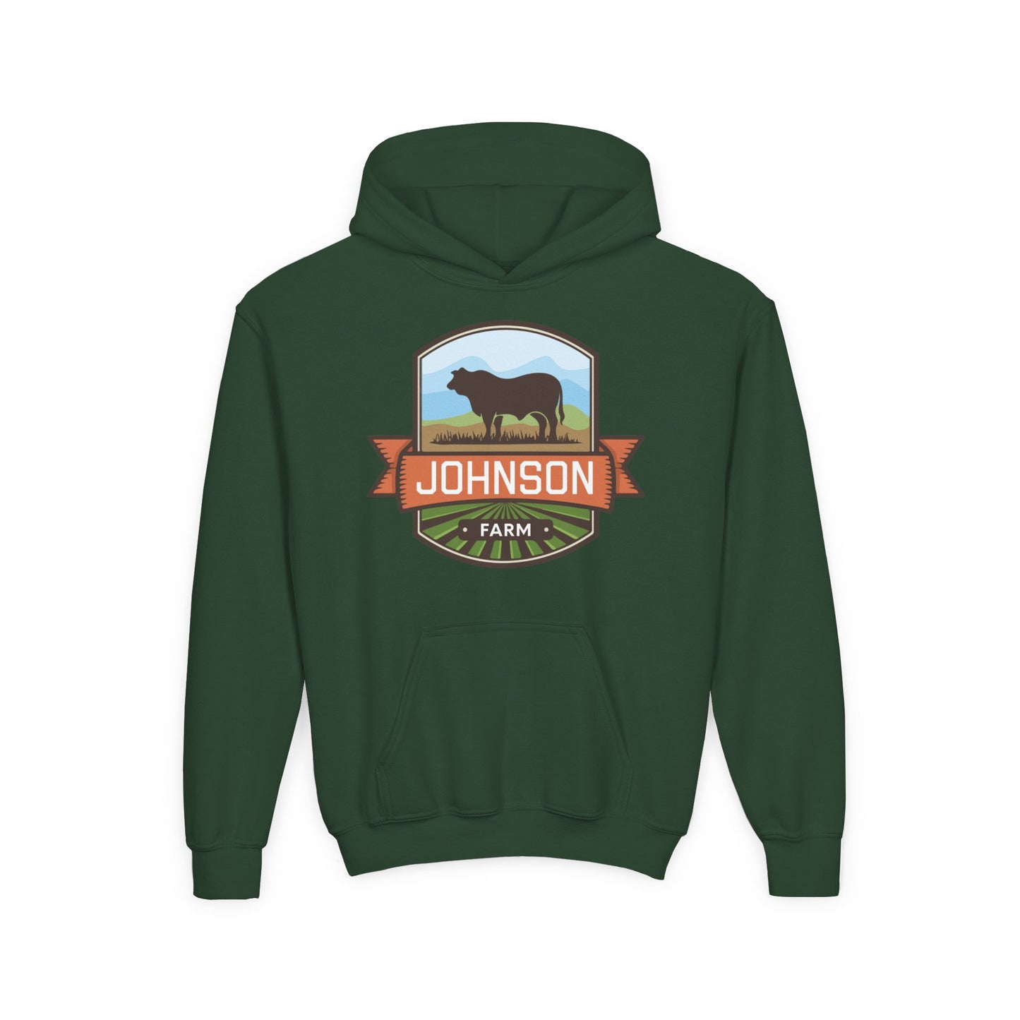 CATTLE FARM CUSTOM YOUTH HOODIE C1