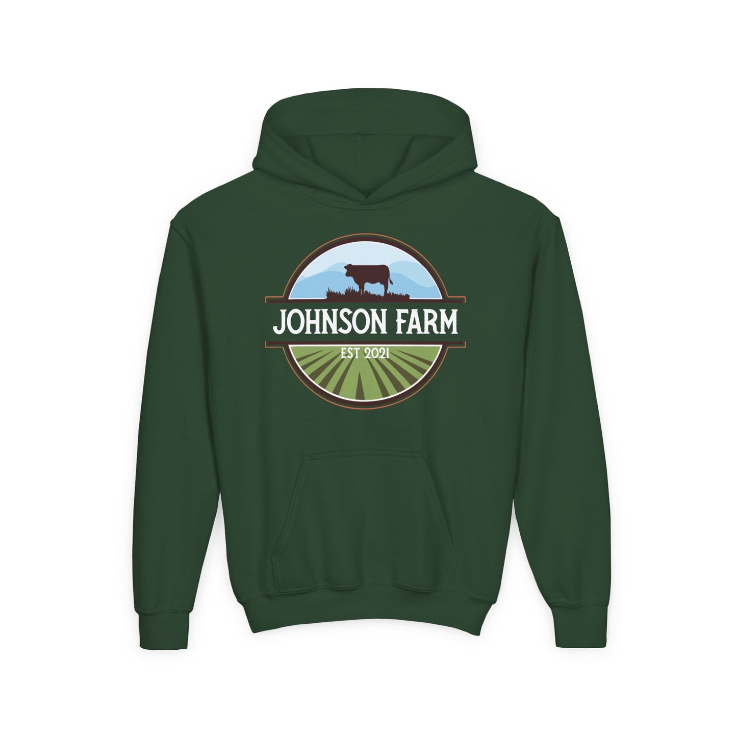 CATTLE FARM CUSTOM YOUTH HOODIE C4
