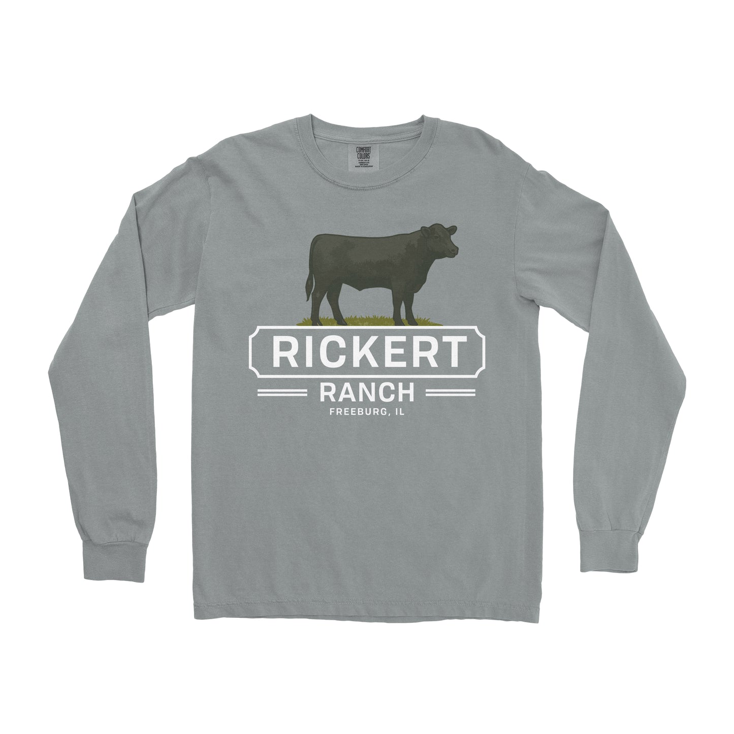 ANGUS CATTLE FARM CUSTOM LONG SLEEVE SHIRT A4