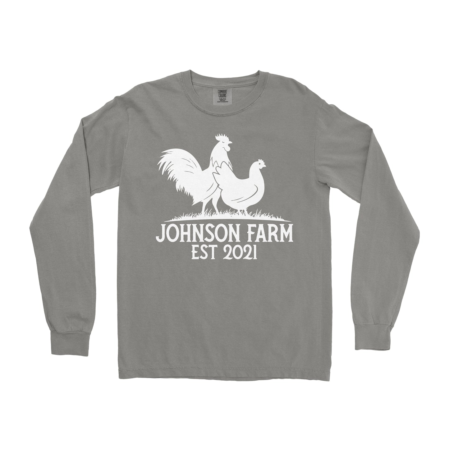 POULTRY FARM CUSTOM LONG SLEEVE SHIRT P6