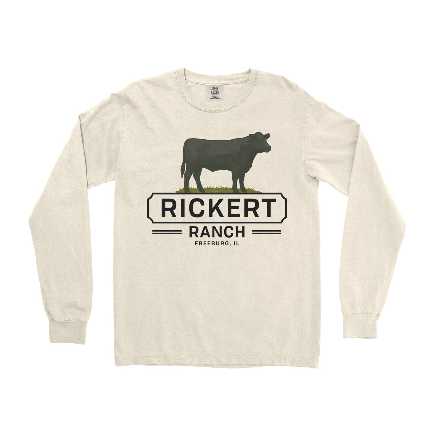 ANGUS CATTLE FARM CUSTOM LONG SLEEVE SHIRT A4