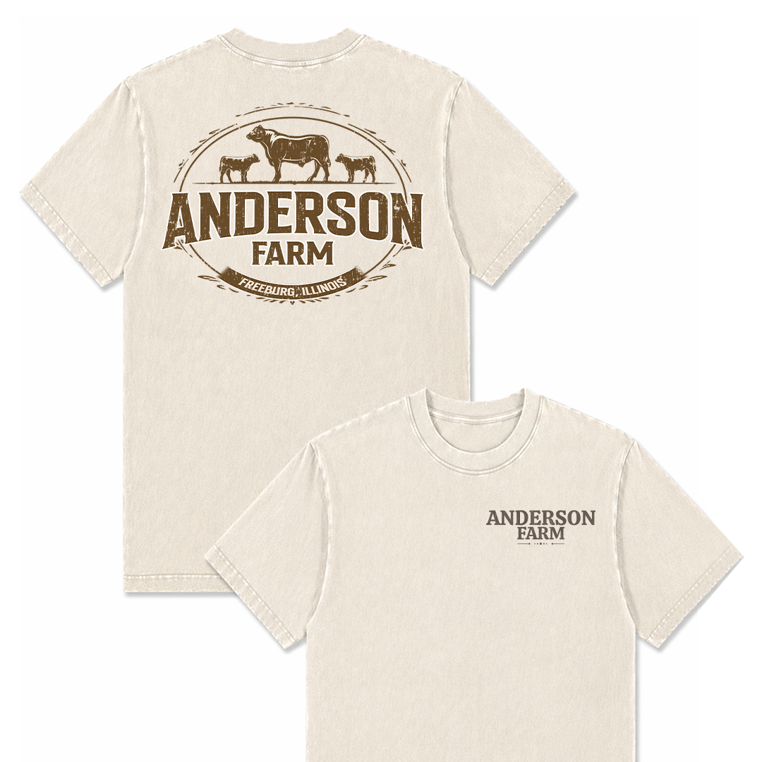 CATTLE FARM CUSTOM SHIRT BACK PRINT C18