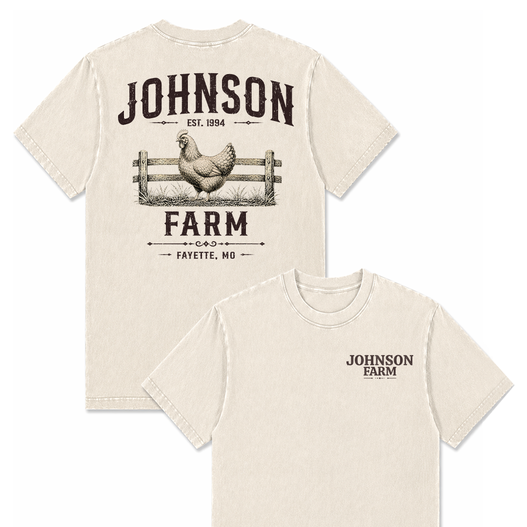 POULTY FARM CUSTOM SHIRT BACK PRINT P19