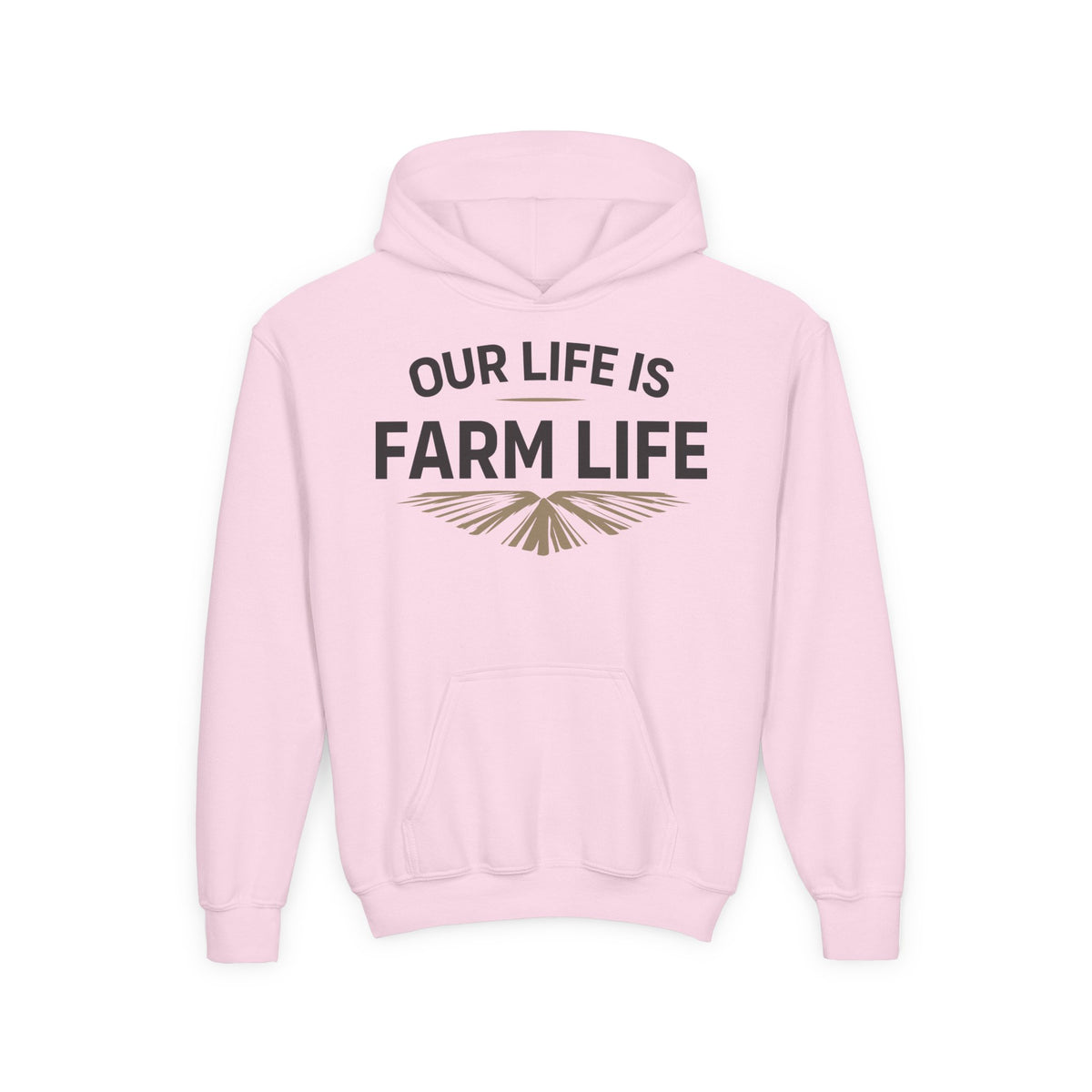 OUR LIFE IS FARM LIFE YOUTH HOODIE