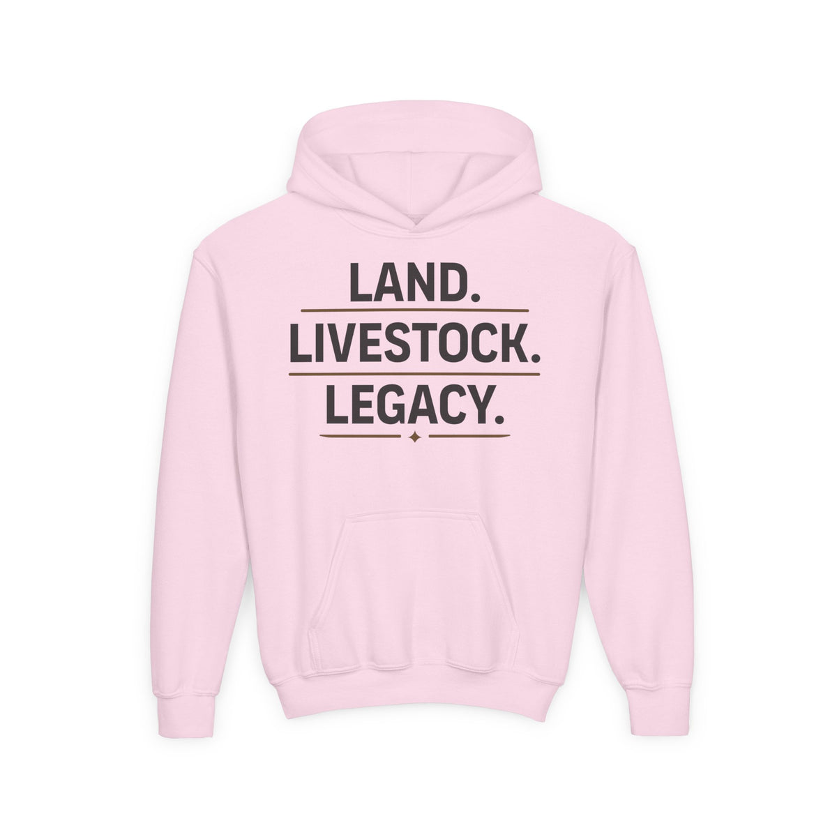 LAND. LIVESTOCK. LEGACY. YOUTH HOODIE