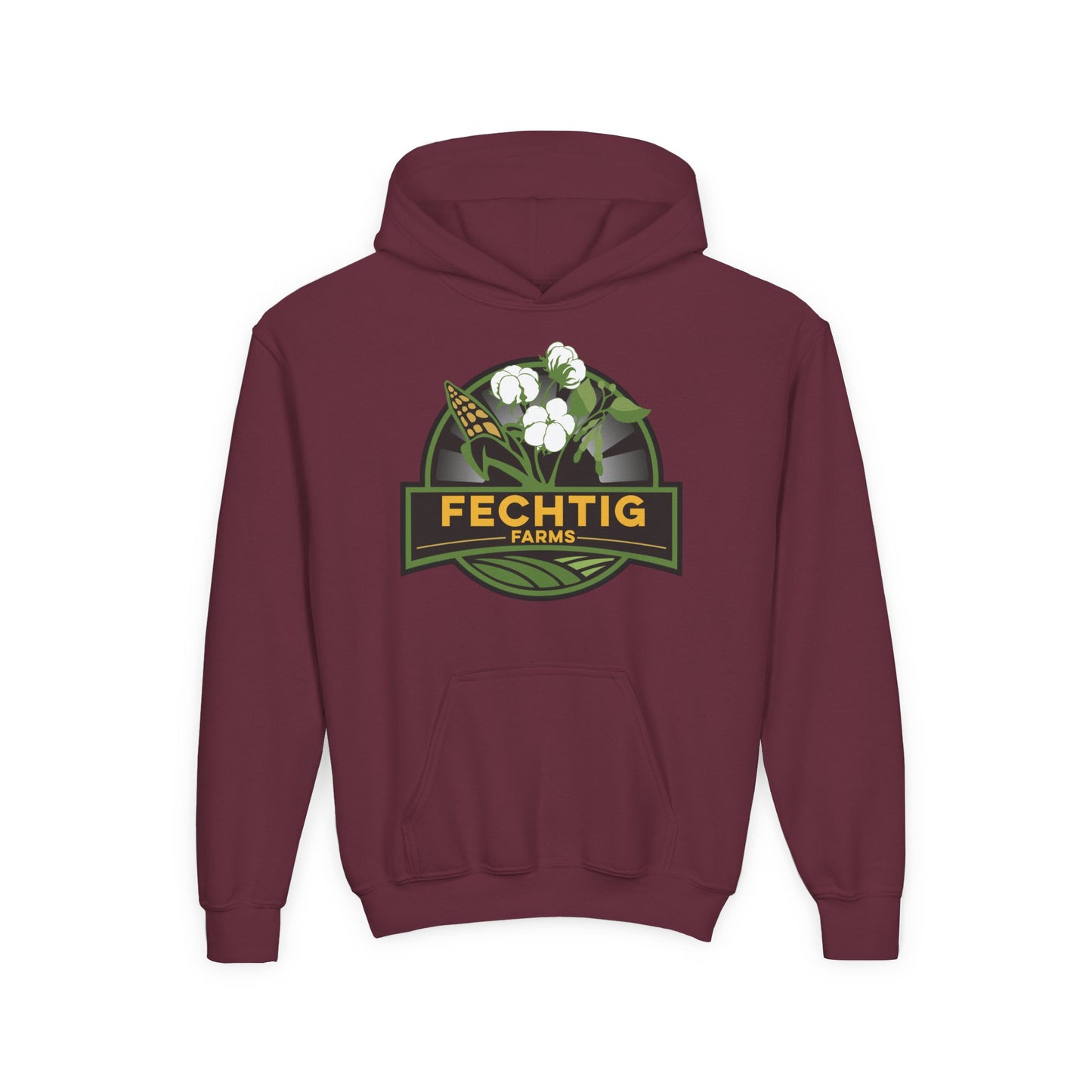 CORN COTTON SOYBEANS FARM CUSTOM YOUTH HOODIE J1