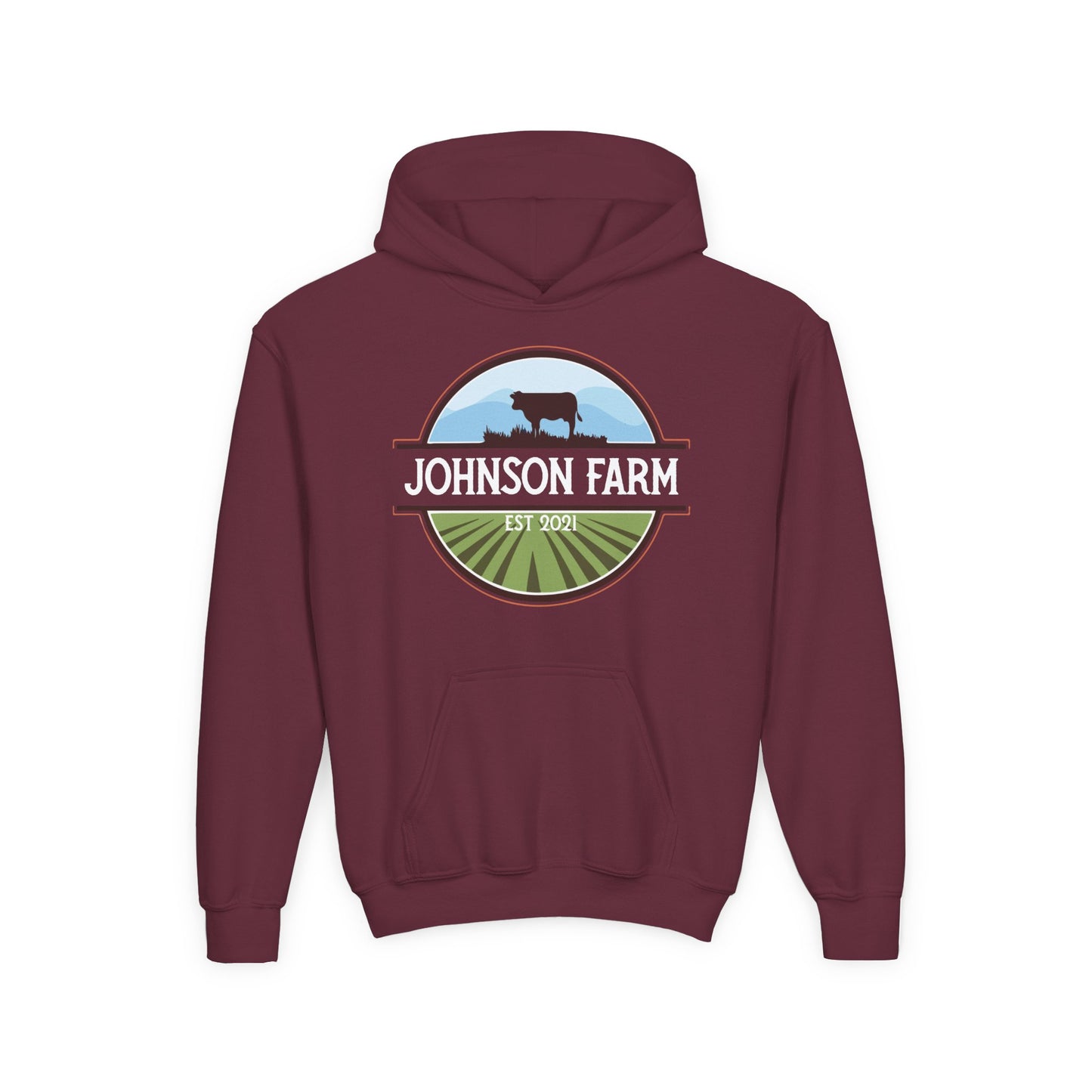 CATTLE FARM CUSTOM YOUTH HOODIE C4