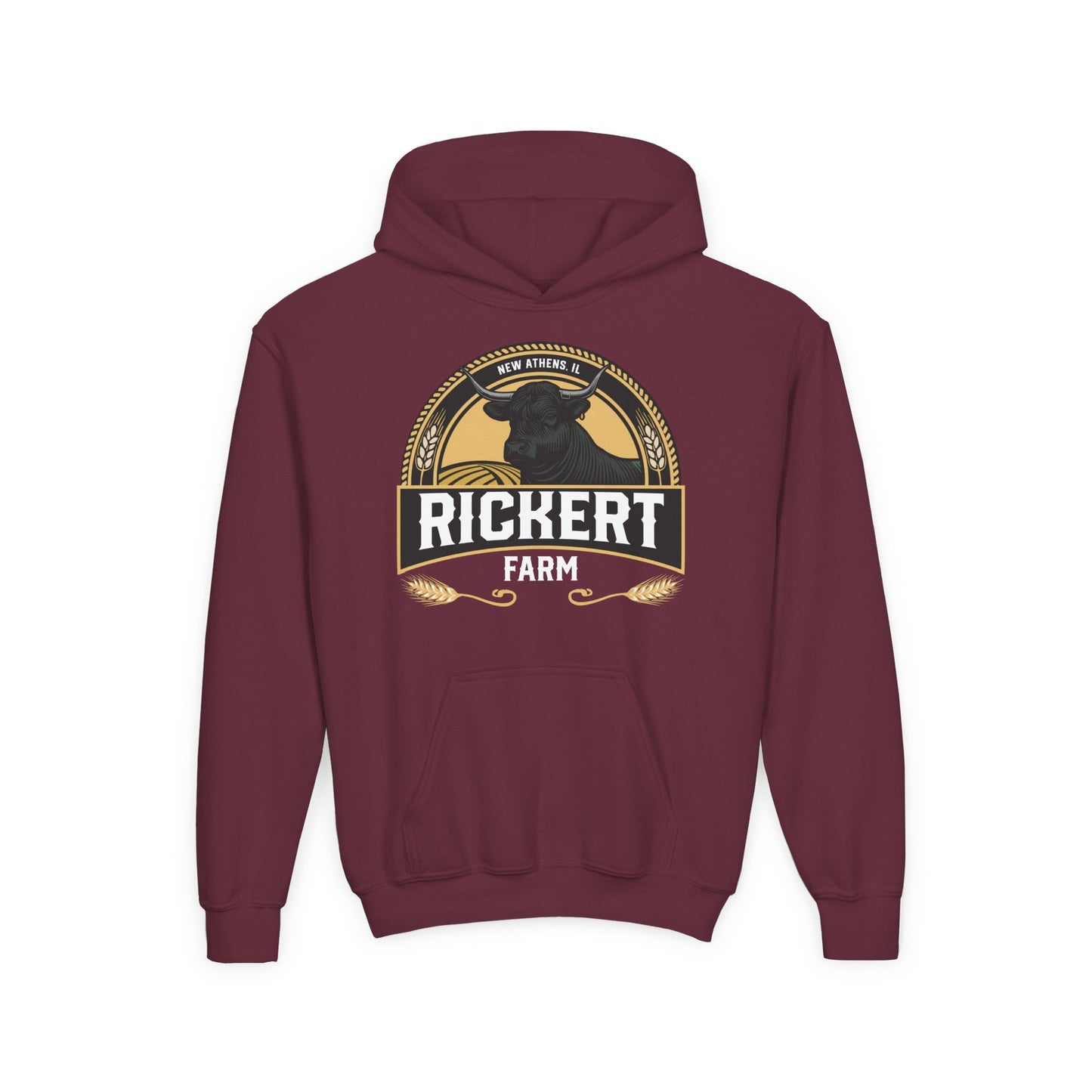 ANGUS FARM CUSTOM YOUTH HOODIE A3