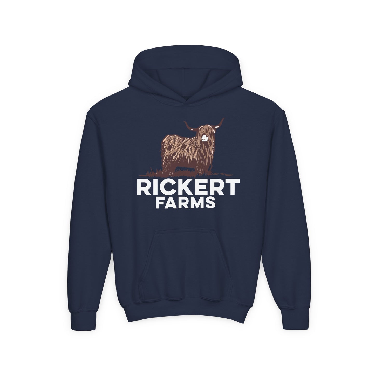 HIGHLAND CATTLE FARM CUSTOM YOUTH HOODIE L1