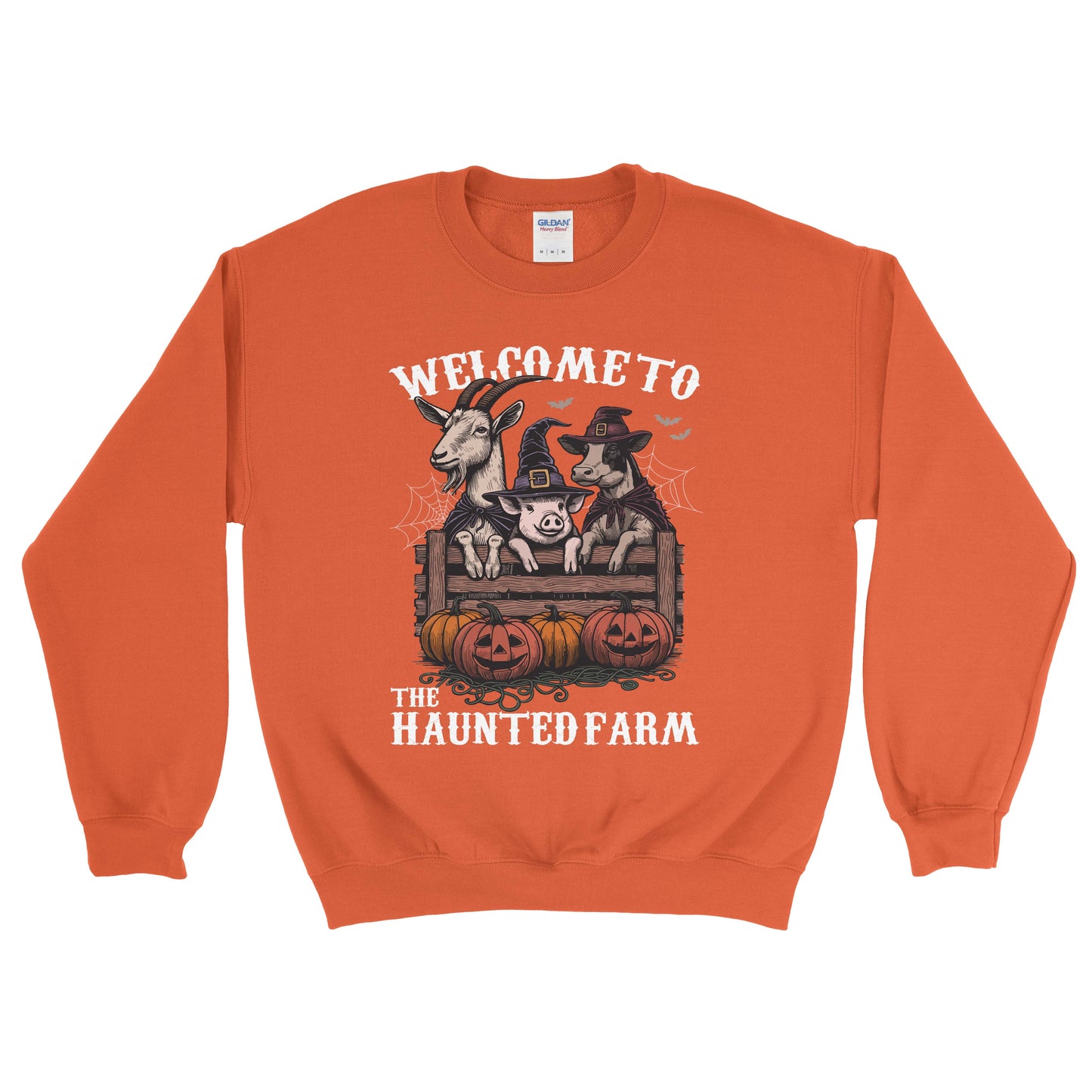 THE HAUNTED FARM HALLOWEEN SWEATSHIRT