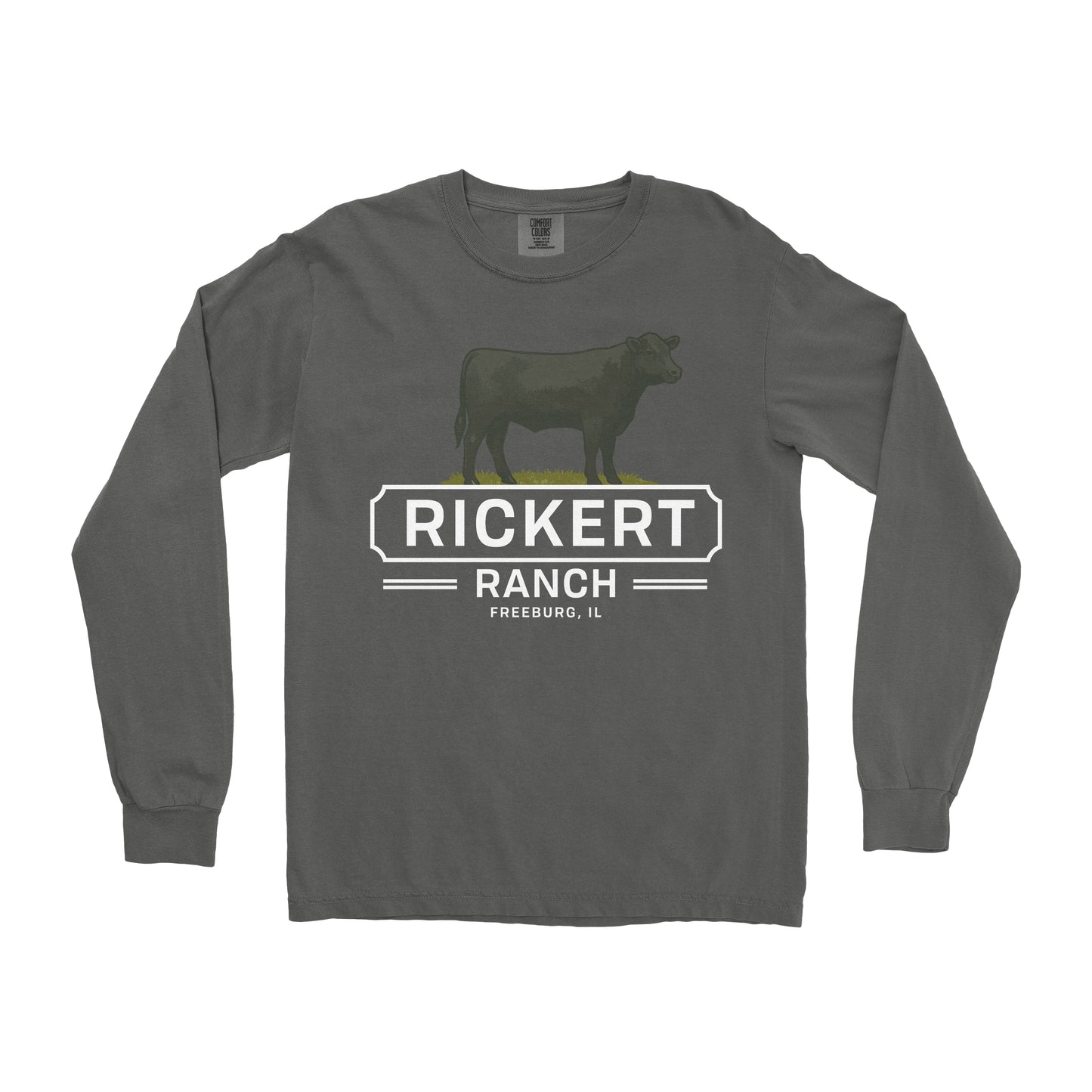 ANGUS CATTLE FARM CUSTOM LONG SLEEVE SHIRT A4