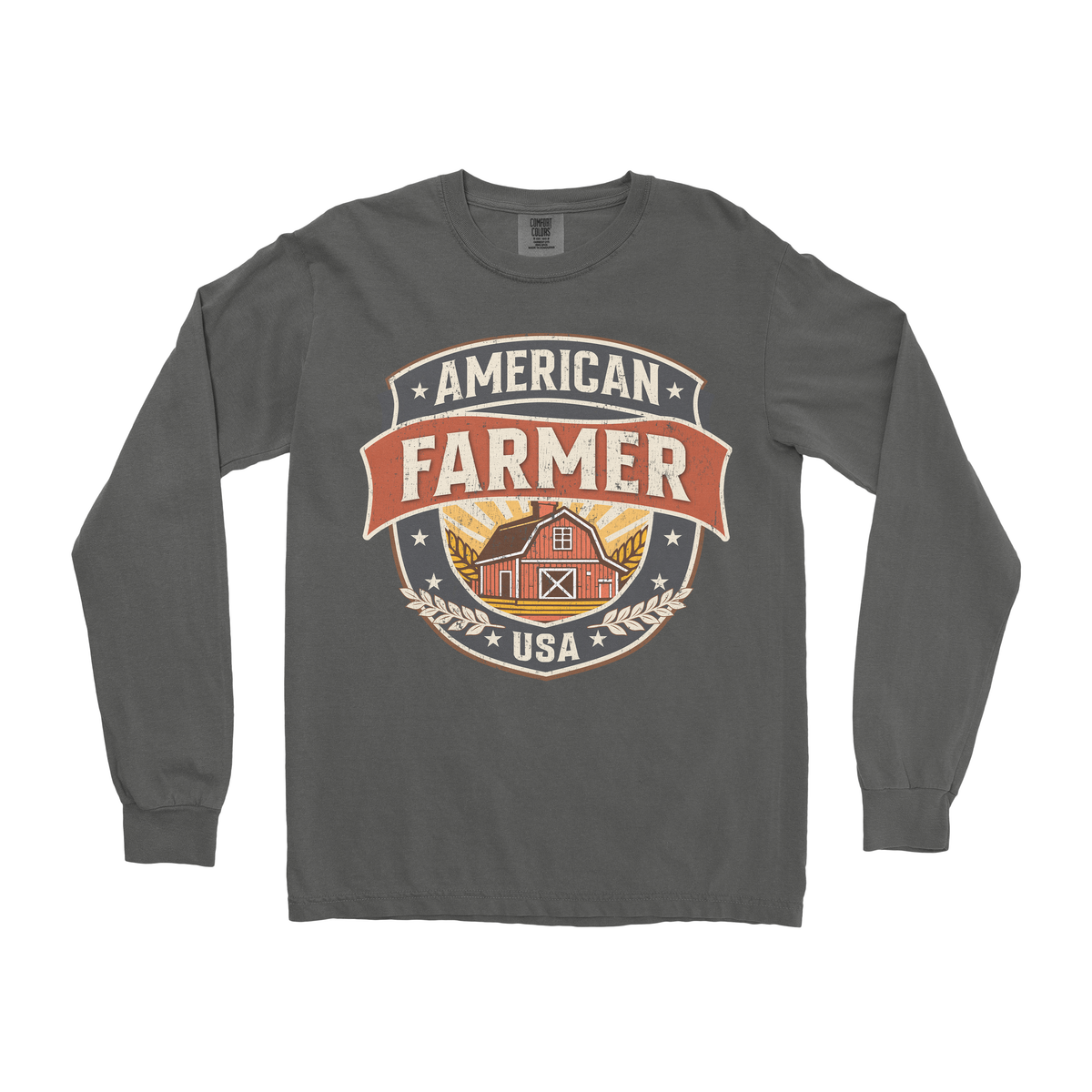 AMERICAN FARMER USA LONG SLEEVE SHIRT