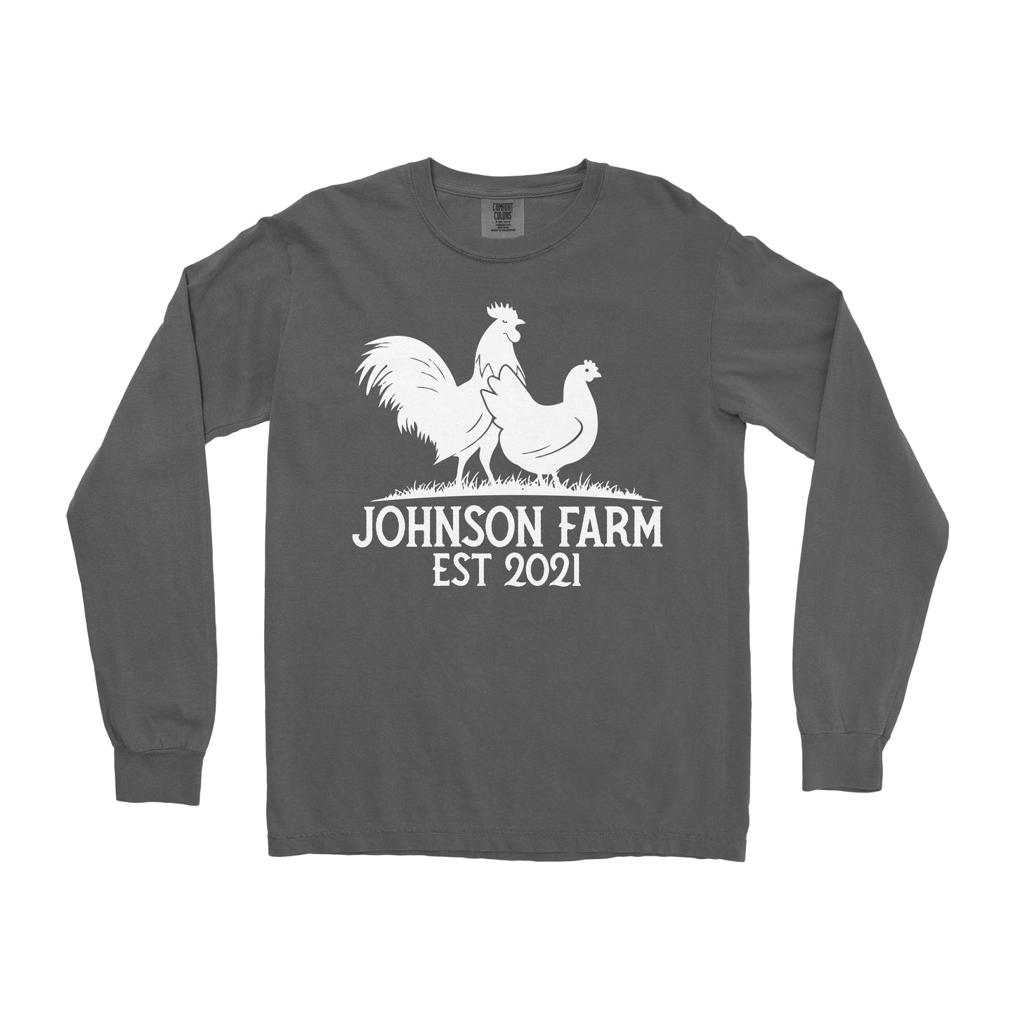 POULTRY FARM CUSTOM LONG SLEEVE SHIRT P6