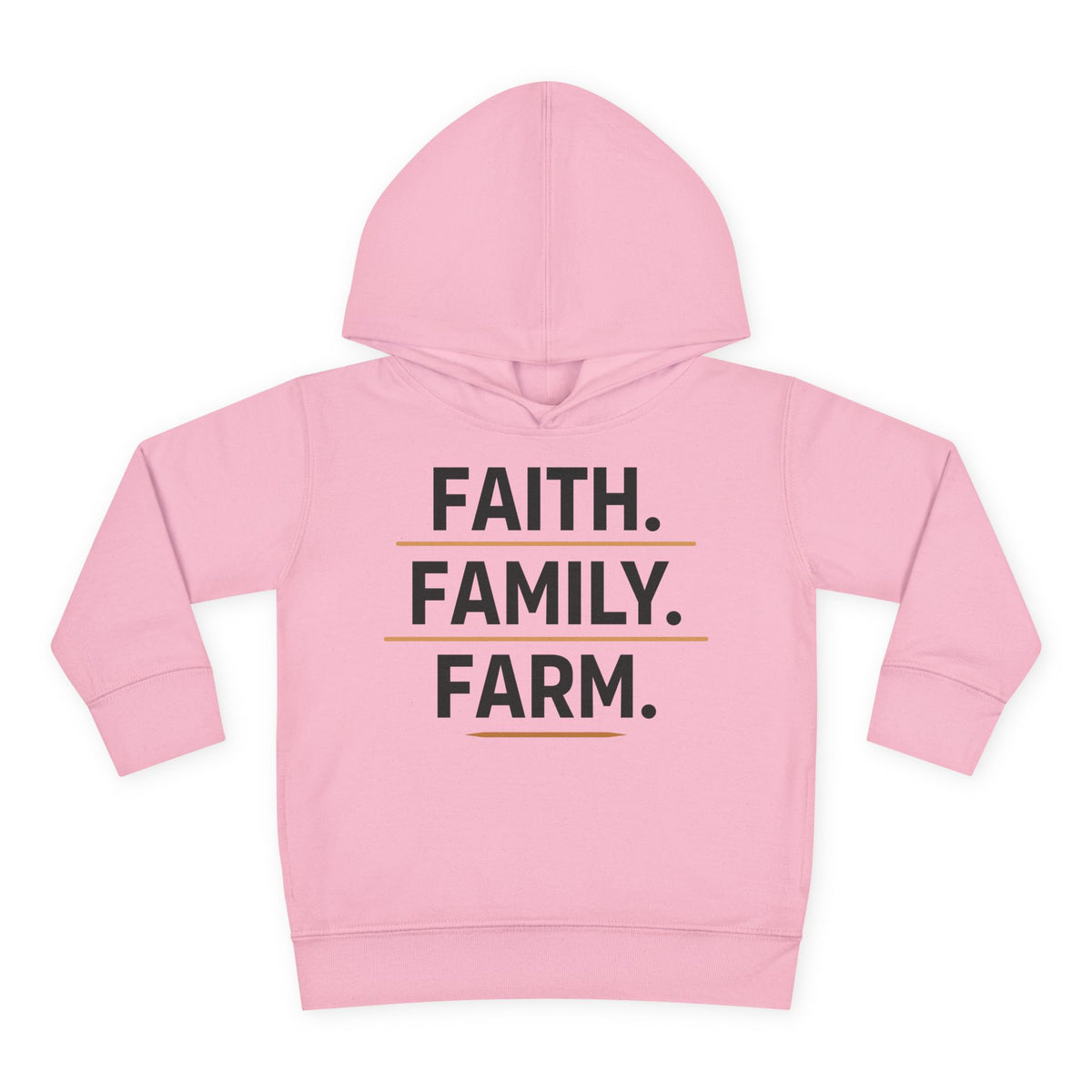 FAITH. FAMILY. FARM. TODDLER HOODIE