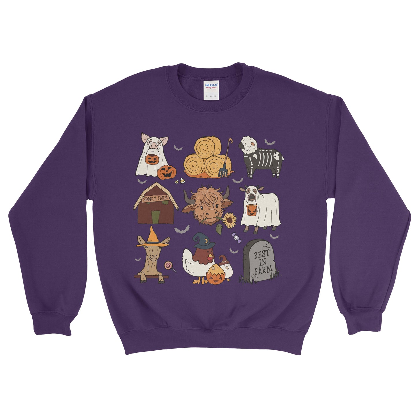 SPOOKY FARM HALLOWEEN SWEATSHIRT