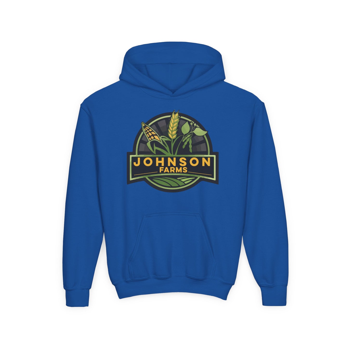 CORN WHEAT SOYBEANS FARM CUSTOM YOUTH HOODIE W1