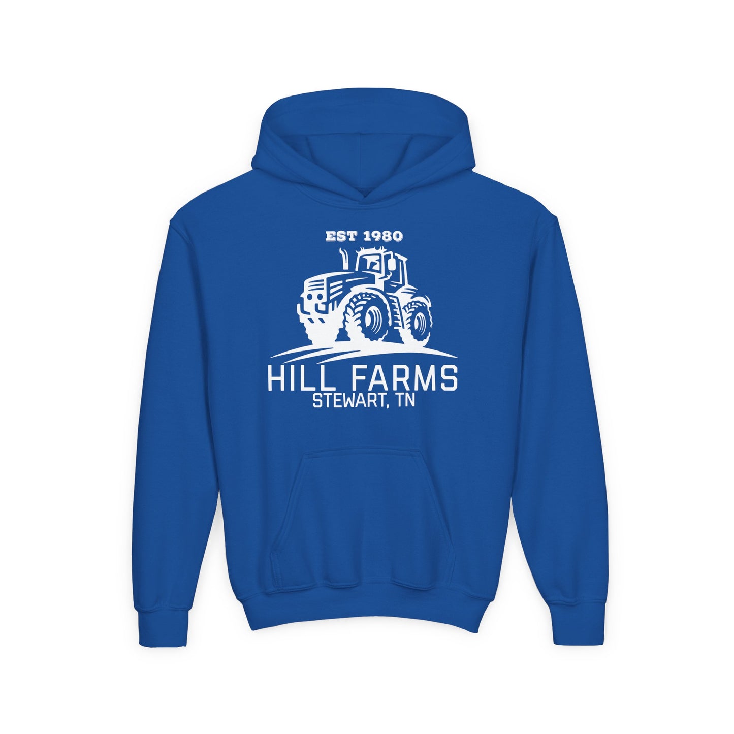 CUSTOM FARM TRACTOR YOUTH HOODIE F1