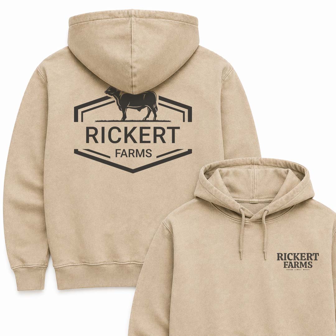 CATTLE FARM CUSTOM HOODIE BACK PRINT C2