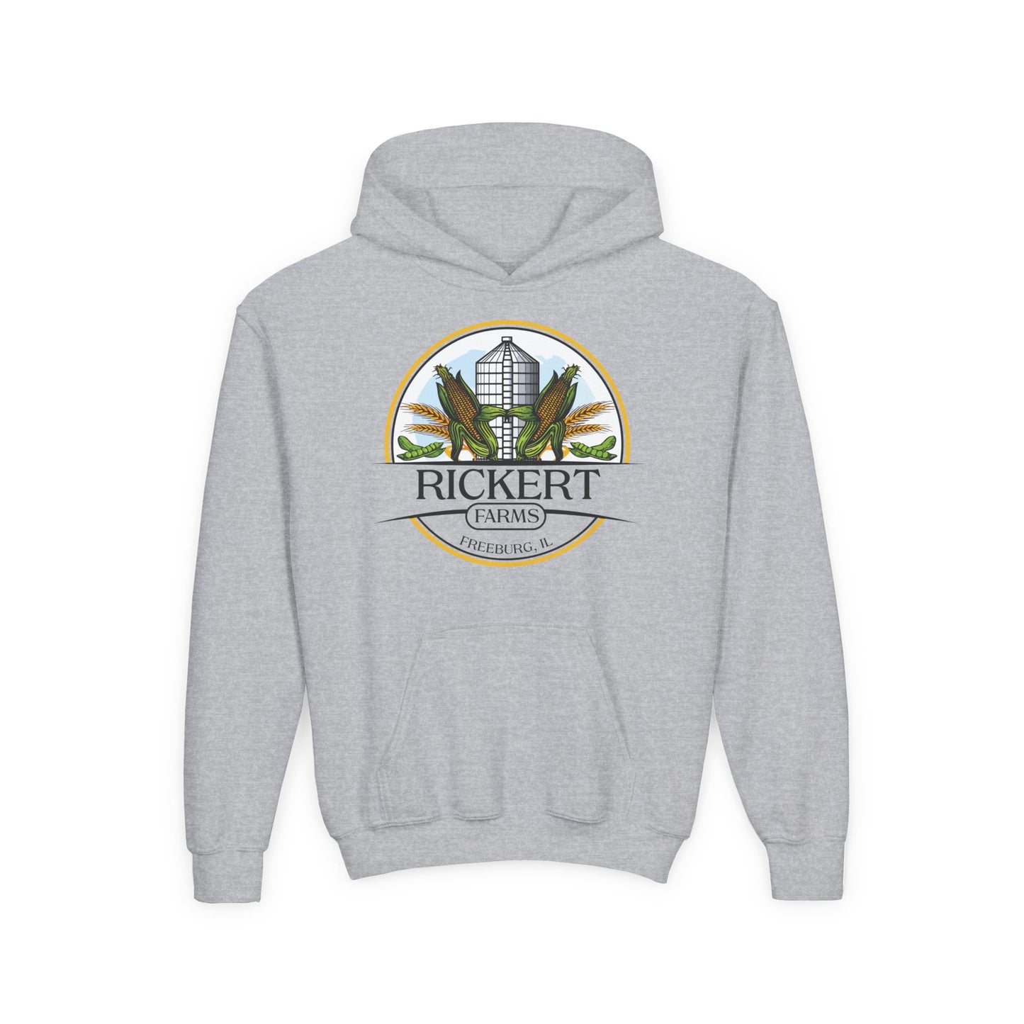 CORN SOYBEAN FARM CUSTOM YOUTH HOODIE Y1