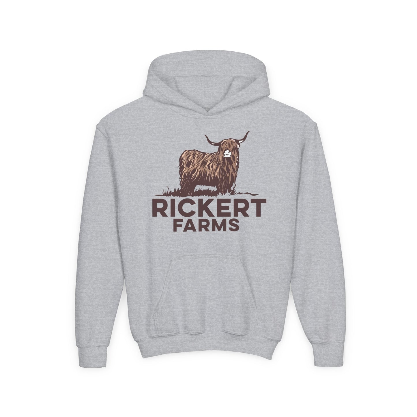HIGHLAND CATTLE FARM CUSTOM YOUTH HOODIE L1