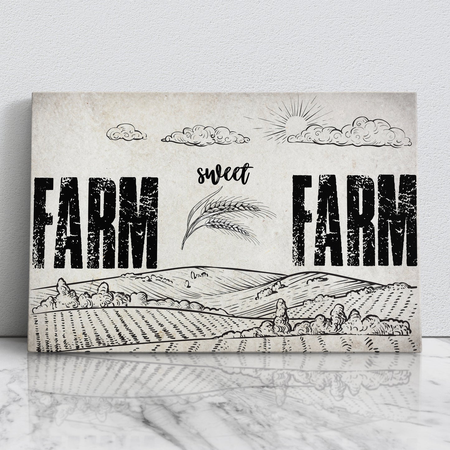 FARM SWEET FARM CANVAS