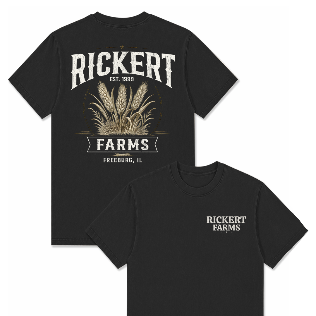 WHEAT FARM CUSTOM SHIRT BACK PRINT E4