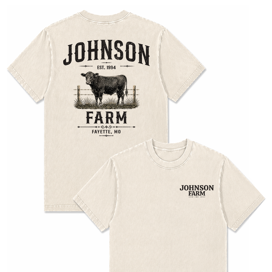 CATTLE FARM CUSTOM SHIRT BACK PRINT C19