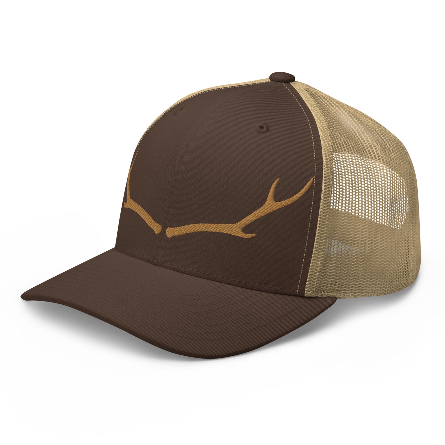 DEER ANTLERS HUNTING TRUCKER HAT