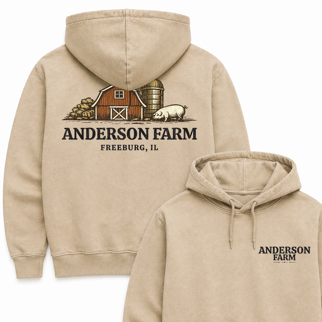 PIG FARM CUSTOM HOODIE BACK PRINT B6