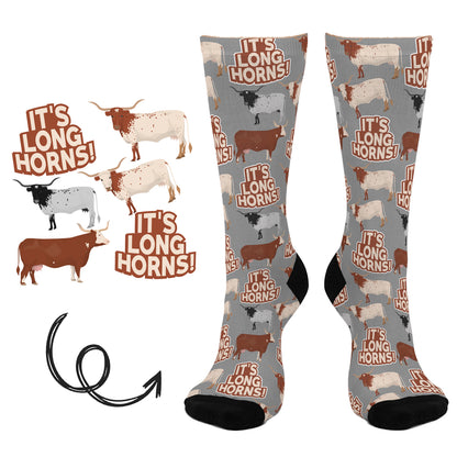 IT’S LONGHORNS FARM SOCKS