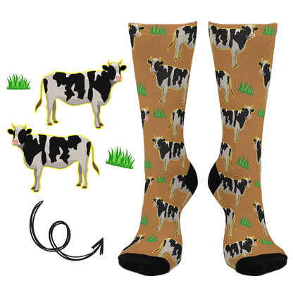 DAIRY COW FARM SOCKS SD2