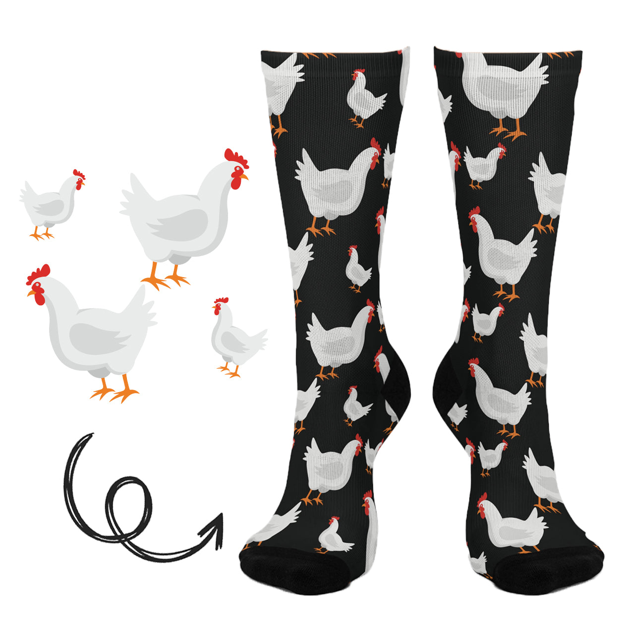 CHICKEN FARM SOCKS SH7